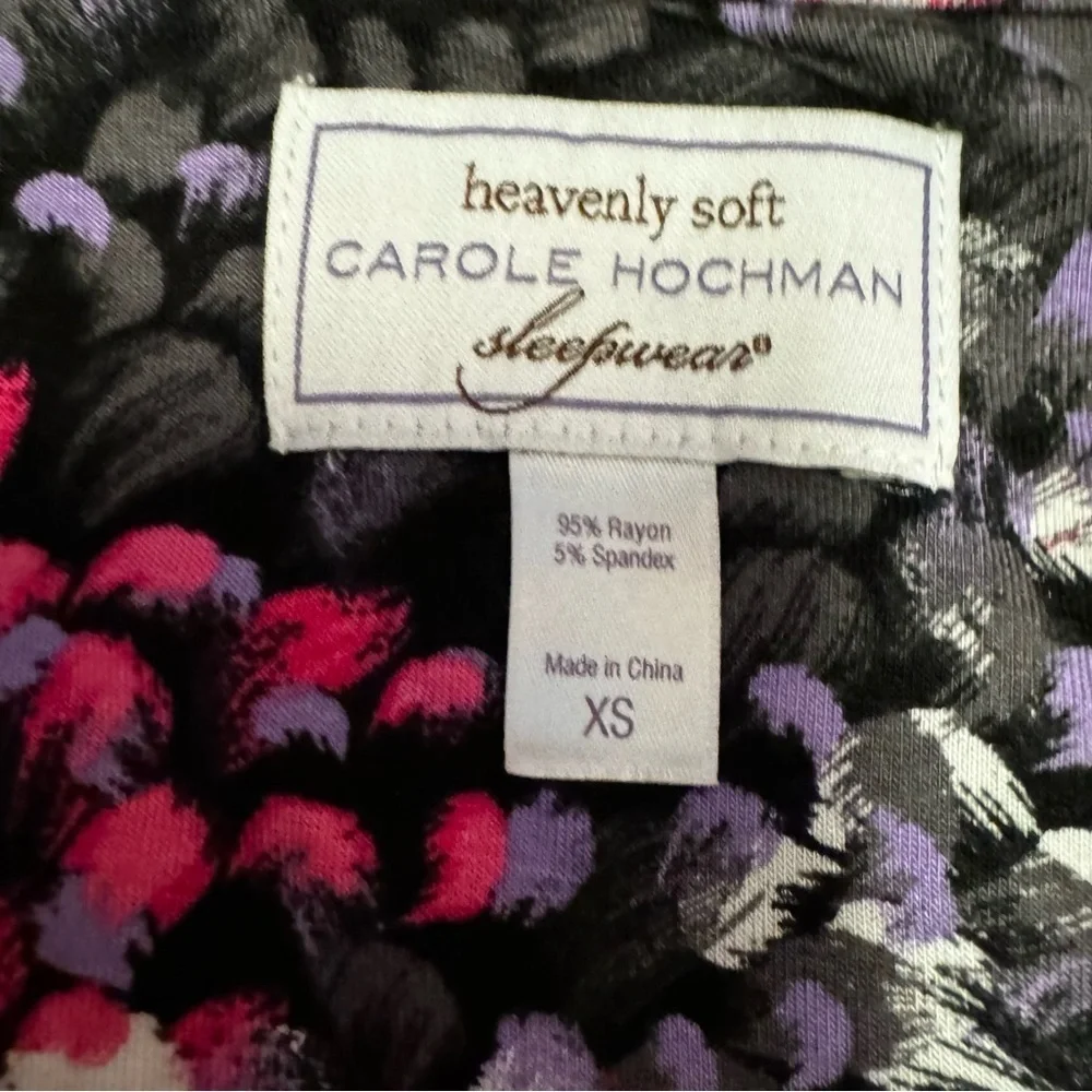Carole Hochman Women's  Long Maxi Dress Size XS Black Pockets Tie NWOT - Picture 5 of 14